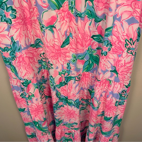 Lily Pulitzer Destini Floral Blossom Tiered Maxi Dress - Picture 10 of 12